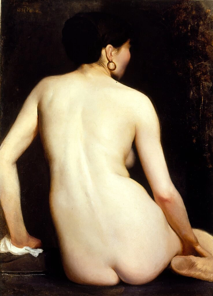 Nudo femminile di schiena - Museo Nazionale di Belle Arti, Rio de Janeiro